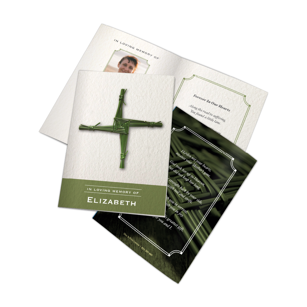 Memorial card design MCF-006